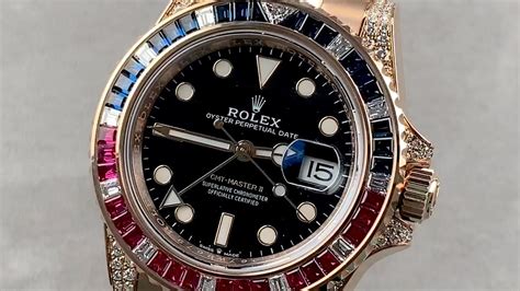 rolex gmt ruby|rolex gmt master 2 red gold.